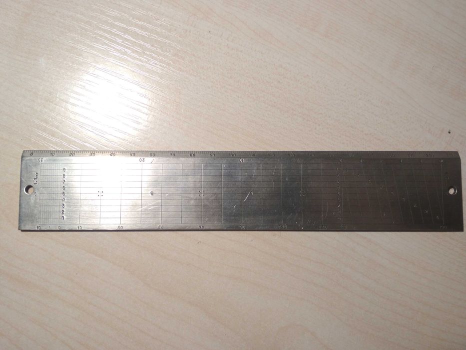 Линейка поперечного масштаба ЛПМ-1