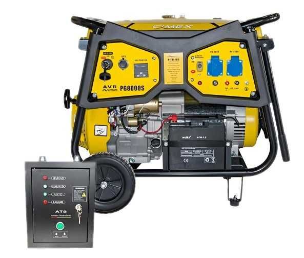 Генератор за ток 6.5 kW, AVR, ATS букса, ел. старт опция АТS табло.
