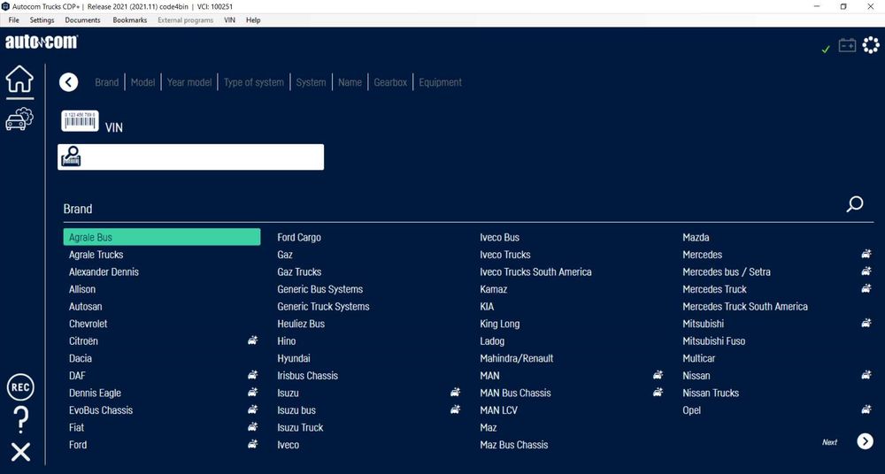 Tester auto Diagnoza auto Multimarca / AutoCom V2 2021.11 1 PCB Placa