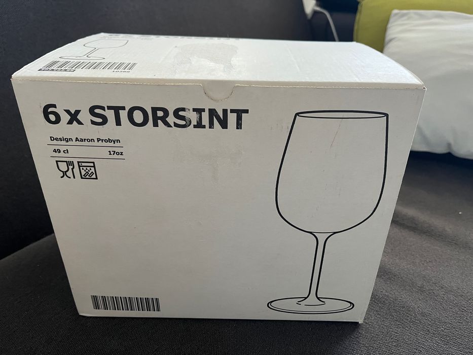 Нови чаши за вино от Икеа, Storsint, 490 ml, 6 бр.
