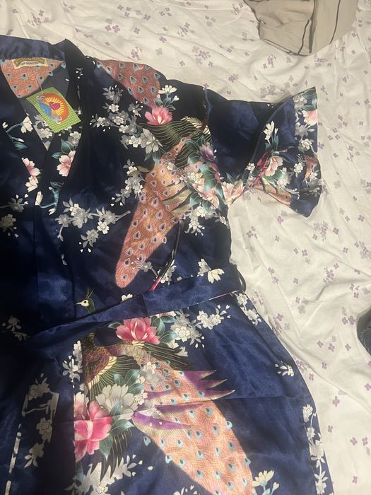 халат шелковый женский