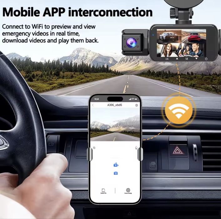 Camera video DVR, 360* cu 4 canale Full HD 1080p - Pret redus !!!