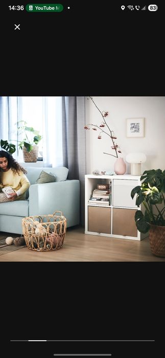 Kallax ikea cu 4 rafturi