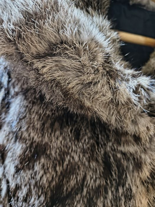 Дамско палто от естествен косъм