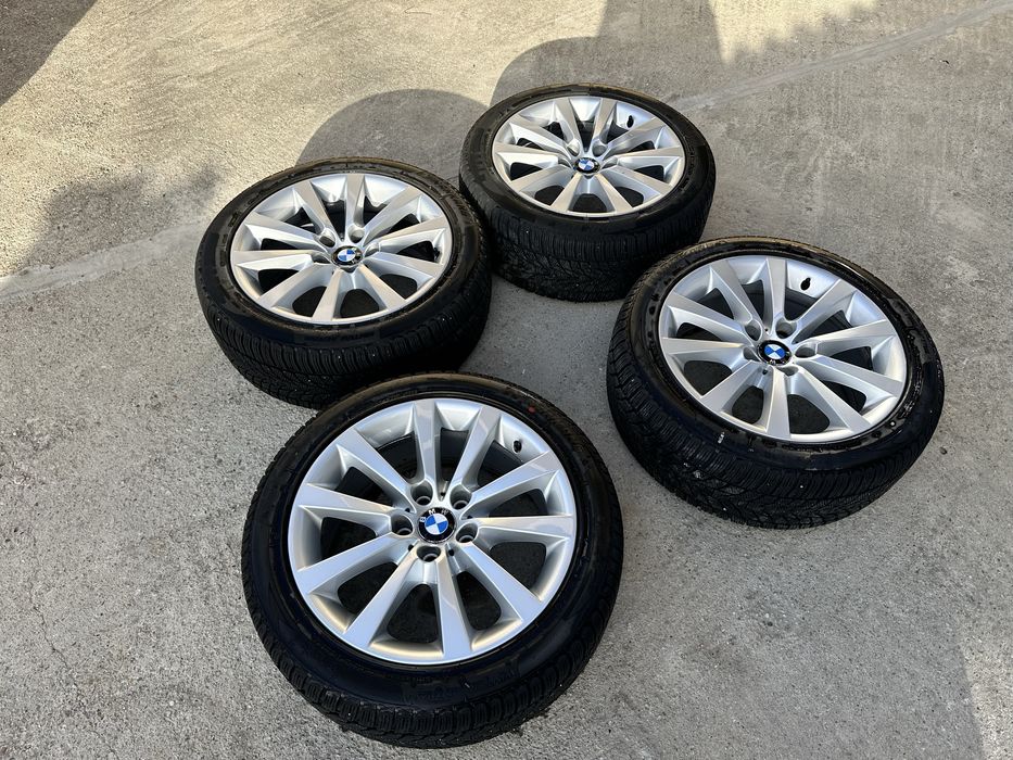 Vand 4 Jante Originale BMW 18 Inch Cu Anvelope noi M+S 245 45 18
