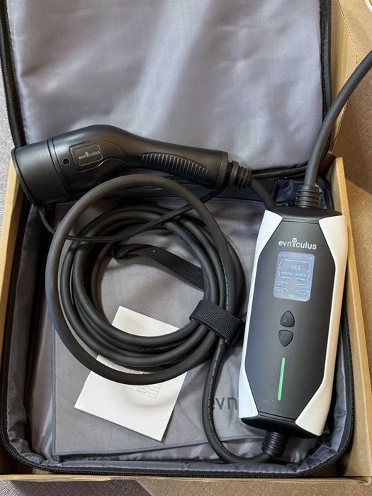 Мобилна Зарядна Станция 3.6 kW 16А  Тип2 5м с шуко, Домашно EV Зарядно