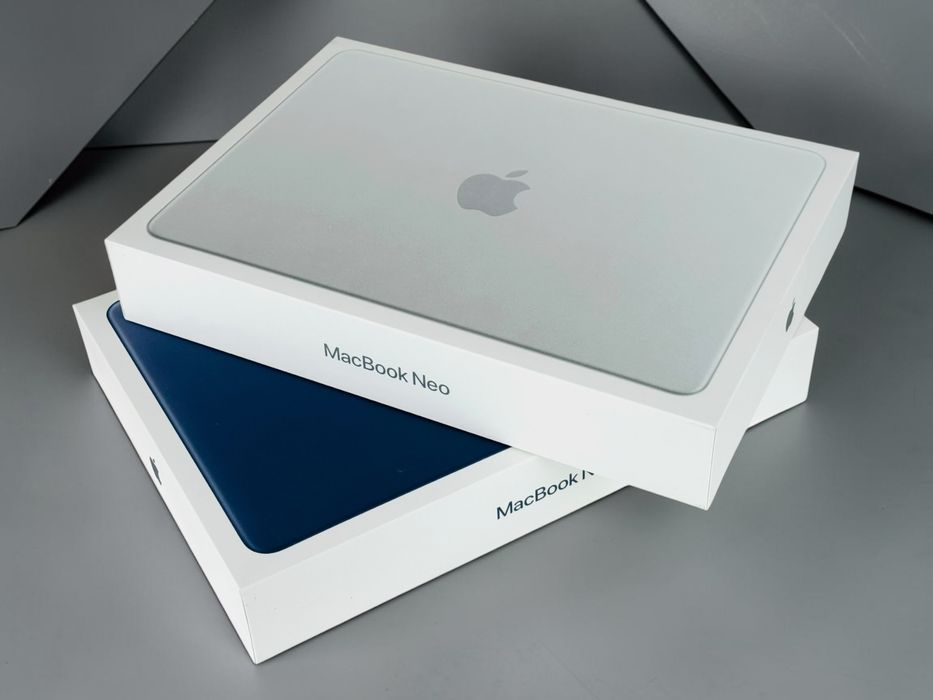 НАЛИЧЕН! Apple MacBook Neo 13" A18 Pro 8RAM 512SSD 8RAM Indigo Blue / Silver Гаранция!