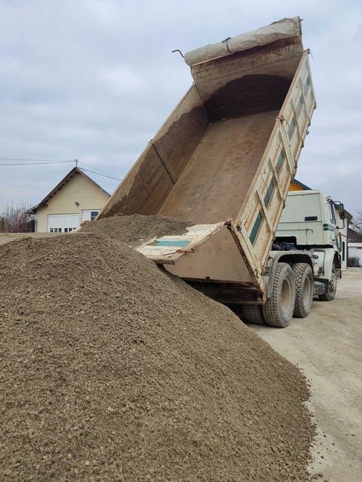 balast spalat pentru beton, pietris pavele, nisip