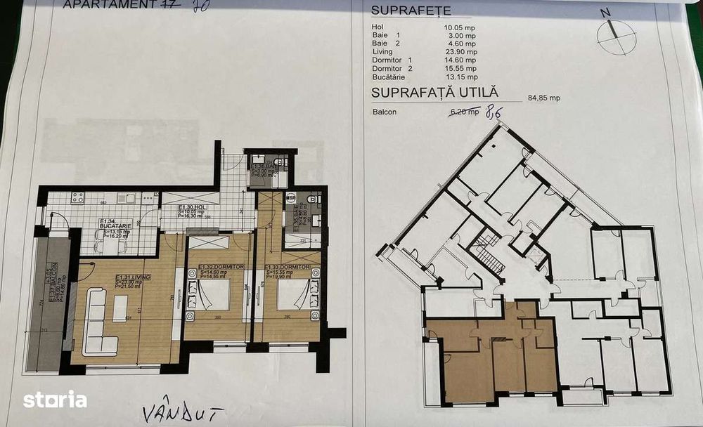 Apartamente 3 Camere de Vânzare SPLAIUL UNIRII,Bloc Nou 2026