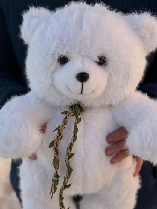 Мишка белый - мягкая игрушка