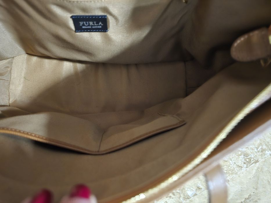 Furla нова кафява чанта