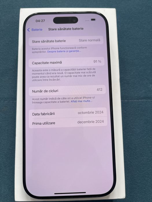 Iphone 16Pro Black Titanium