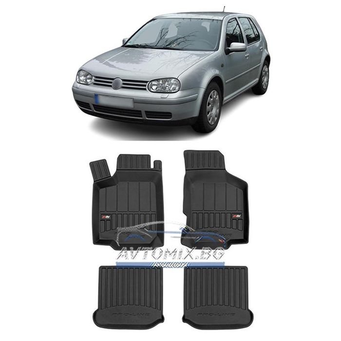 Гумени стелки зa VW Golf 4 1997-2005 г., ProLine 3D