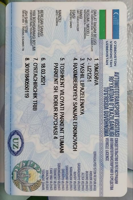 Kombi sotiladi
1989 йил

Прабеги номалум

Газ 4 йил булди куйилганига
