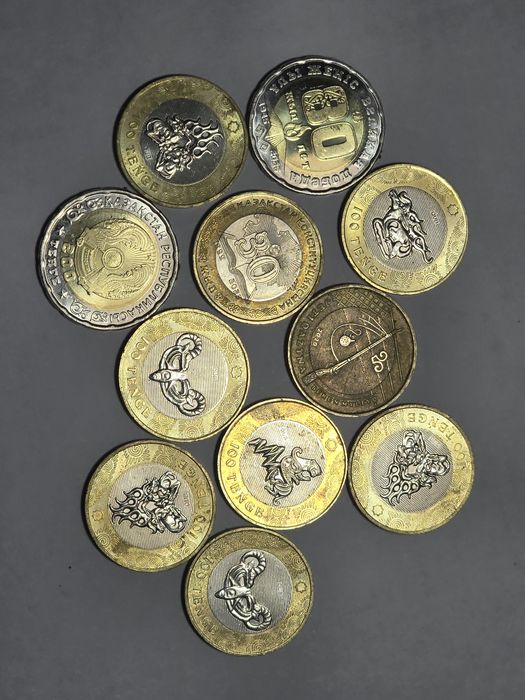 Теңге монеты сувенир. Теңге тиын кәдесый