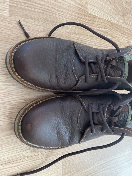 Оригинальные кожаные ботинки Clarks