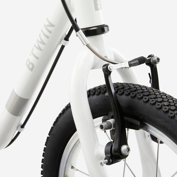 Bicicletă Discover 100 14" alb copii 90-110 - (SecondHand) Decathlon
