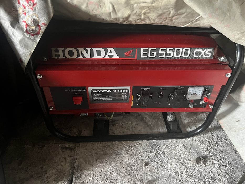 продам бензиновый генератор eg 5500 exs