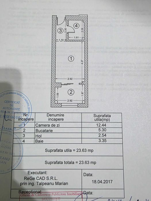 Garsoniera Palladium Residence si loc de parcare