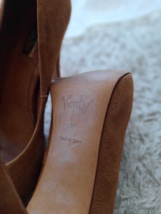 Pantofi piele intoarsa Venty marime 38