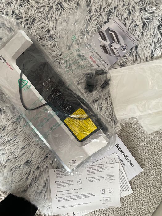 Aparat Vidat Profesional Sous Vide ARGINTIU – Nou,Pulse Vac + 40 Pungi