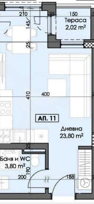 Продава се Едностаен апартамент в Пловдив, Тракия - 42 кв.м за 1060 €/кв.м - Снимка #1