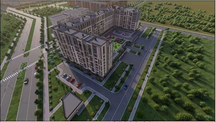 3 ком, Новый дом, Береке, 79 кв