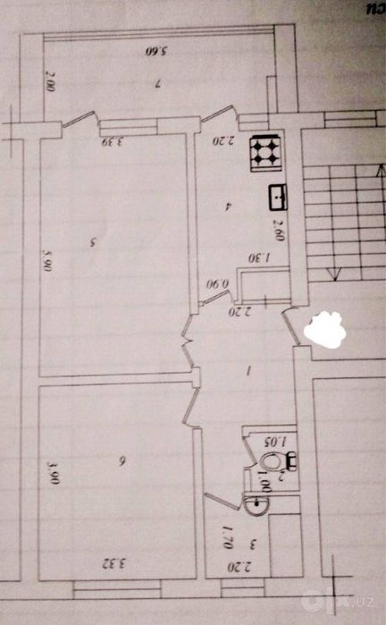 2/3/4 метро Ойбек кирпич-77серия