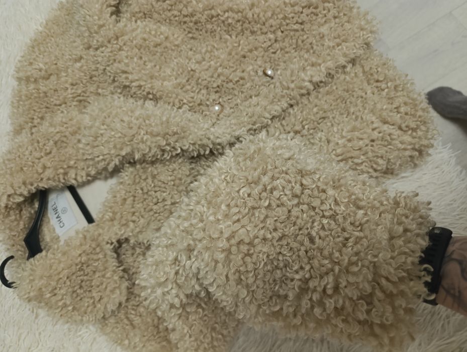 Шуба Чебурашка искусственная