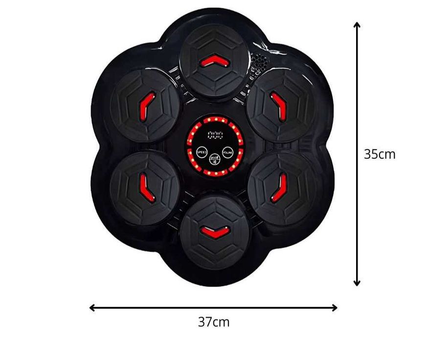Set tinta lovituri box si manusi 9 nivele viteza muzica Bluetooth