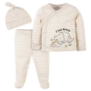 Троечки и комплект из 4 х предметов для новорожденных GERBER