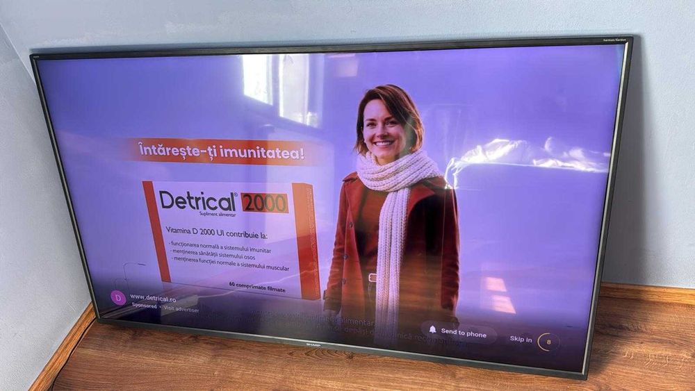 Vand televizor SHARP AQUOS smart led 65 inch stare foarte buna