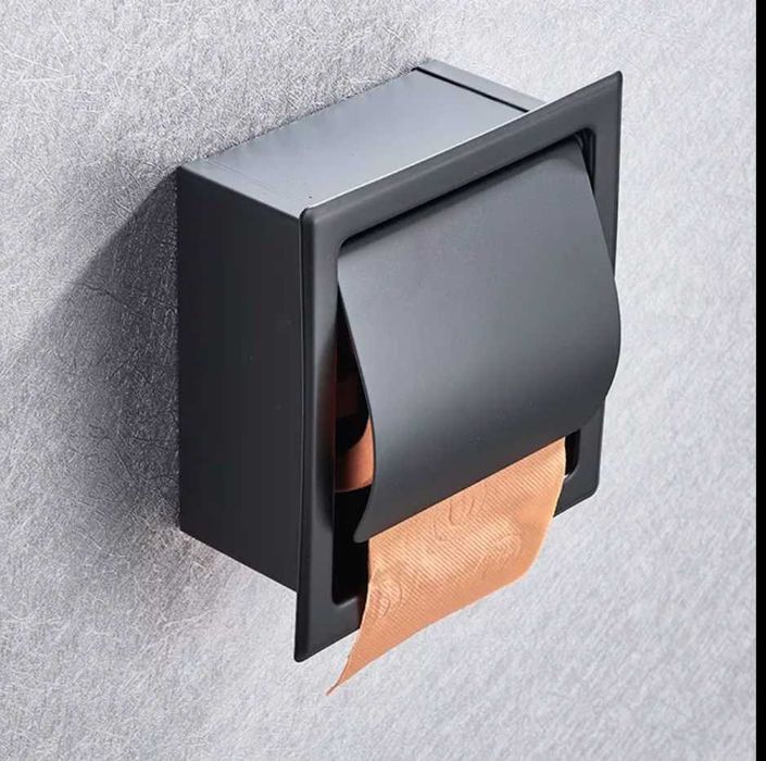 Смесител за вграждане черен мат