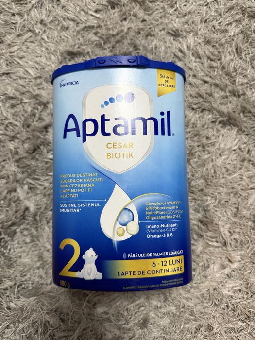 Aptamil CesarBiotik  2 lapte de la 6-12 luni-mai am o cutii ,nou nedesfacut