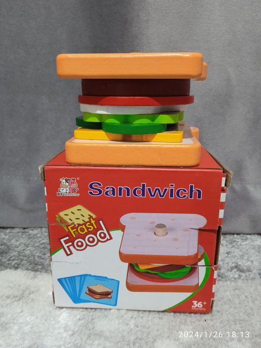 Приготовь сэндвич - пирамидка