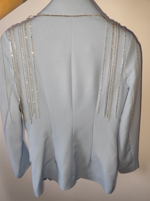 Costum elegant albastru deschis