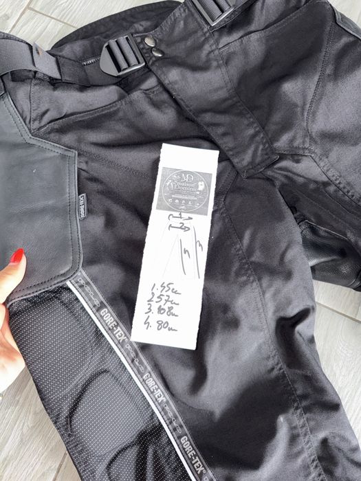 Pantaloni moto Polo textil și piele măsura 52