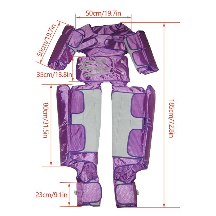 Апарат за лимфен дренаж и инфрачервено отопление, отслабване, целулит