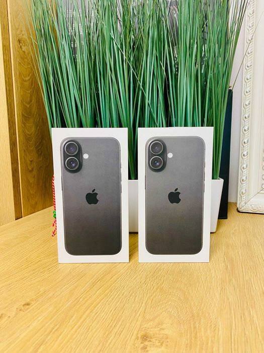 ЧИСТО НОВ !!! НЕРАЗПЕЧАТАН !!! Apple iPhone 16, 128GB, 5G, Black