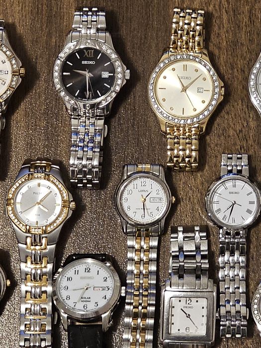 -60% Seiko Swarovski&Solar оригинални дамски часовници