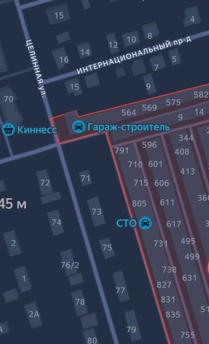 Гараж общество " Строитель"