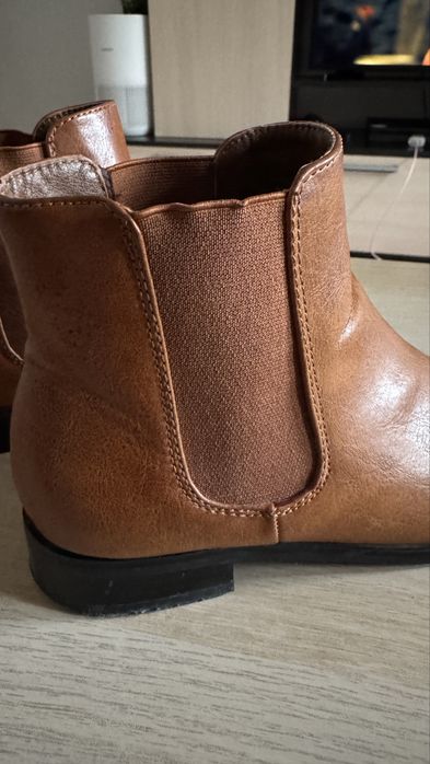 Ботинки кожаные, 37 р.