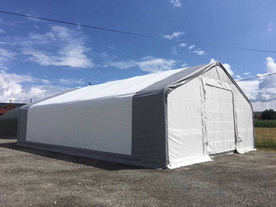 Corturi tip casa cu structura din otel prelata impermeabila