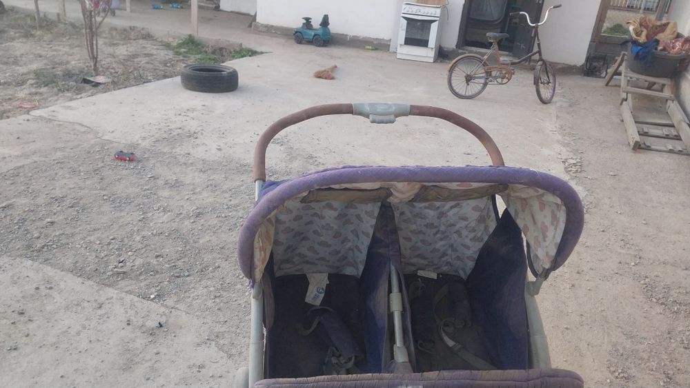 Детский коляска для близнецов