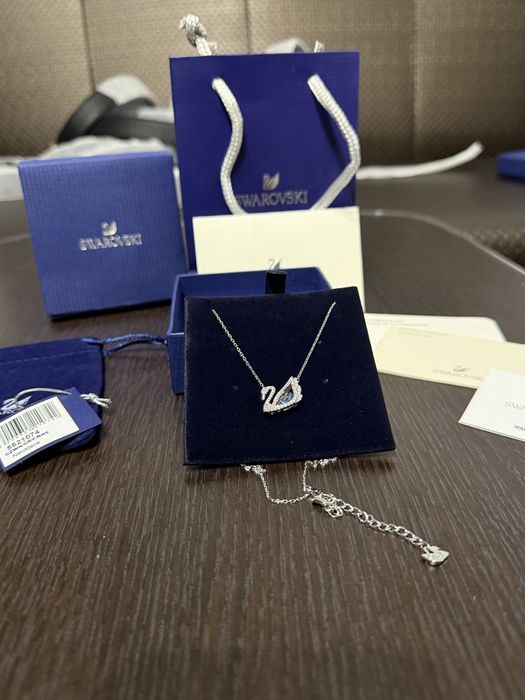 Lantisor Swarovski Model Crystal Swan Nou