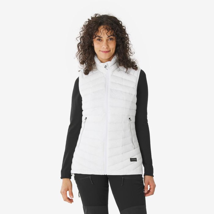 Vestă cu umplutură din puf Mt100 Trekking - produs resigilat Decathlon