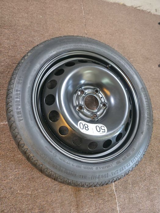 Roata Rezerva MICA SLIM - 145/70/17 - 5x114.3 - OEM Renault Kaleos Arkana Espace Kadjar / Dacia Duster Bigster / Nissan X-Trail NOUA