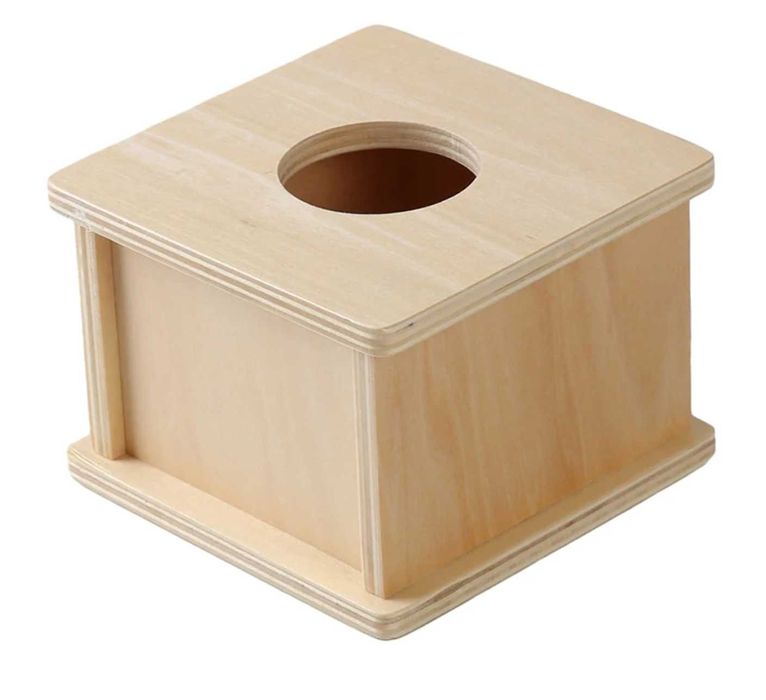 Кутия чекмедже с топче Монтесори / ДЪРВЕНИ ИГРАЧКИ