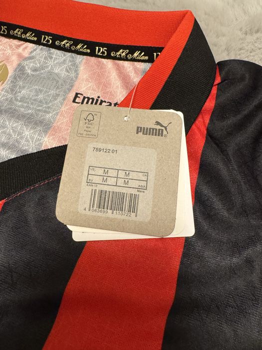 Tricou de Fotbal Ac Milan 24/25 Special 125 Years ( Player Version )