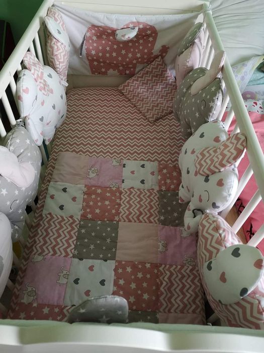 Set protecții și lenjerie pătuț